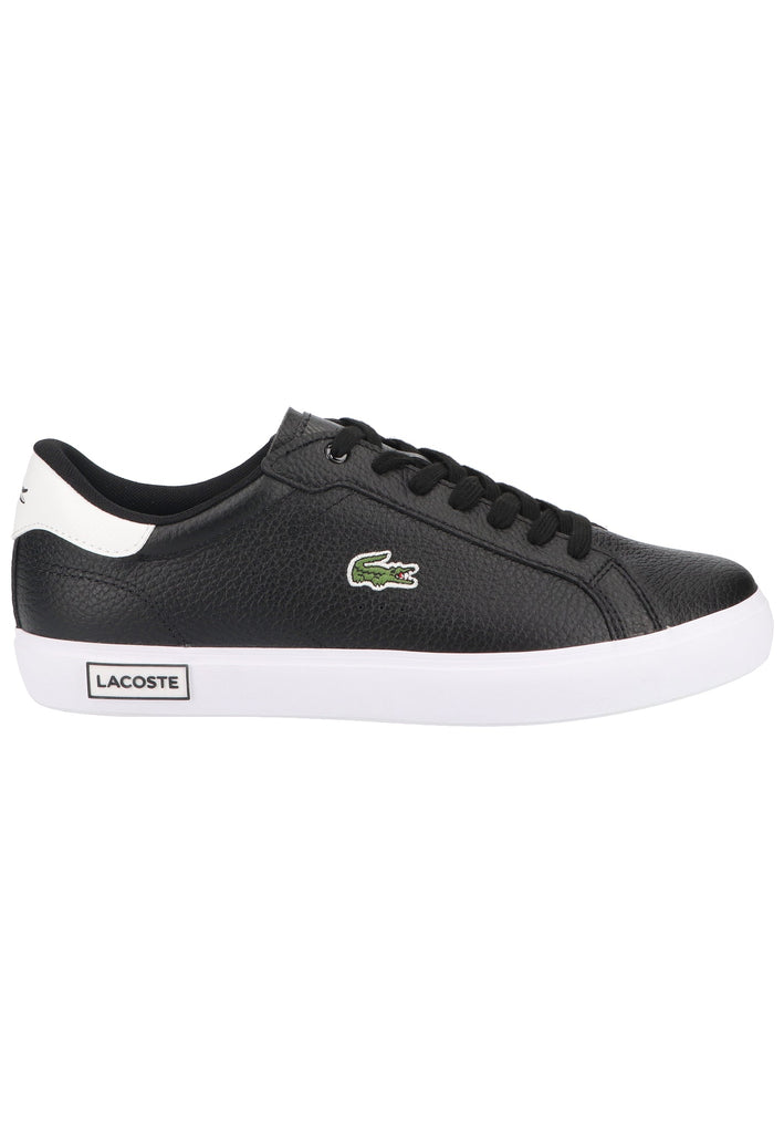 Lacoste Sneaker Leder Schwarz/Weiß