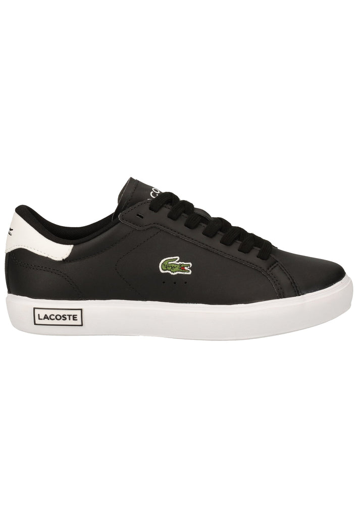 Lacoste Sneaker Leder Schwarz/Weiß