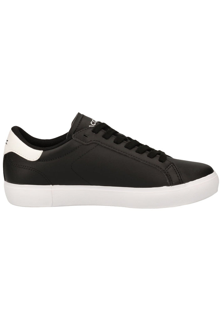 Lacoste Sneaker Leder Schwarz/Weiß