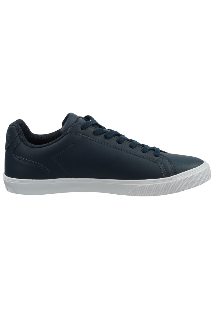 Lacoste Sneaker Leder/Synthetik Navy/Weiß