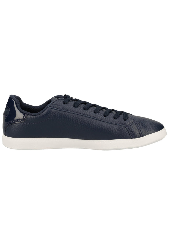 Lacoste Sneaker Leder/Synthetik Navy/Weiß