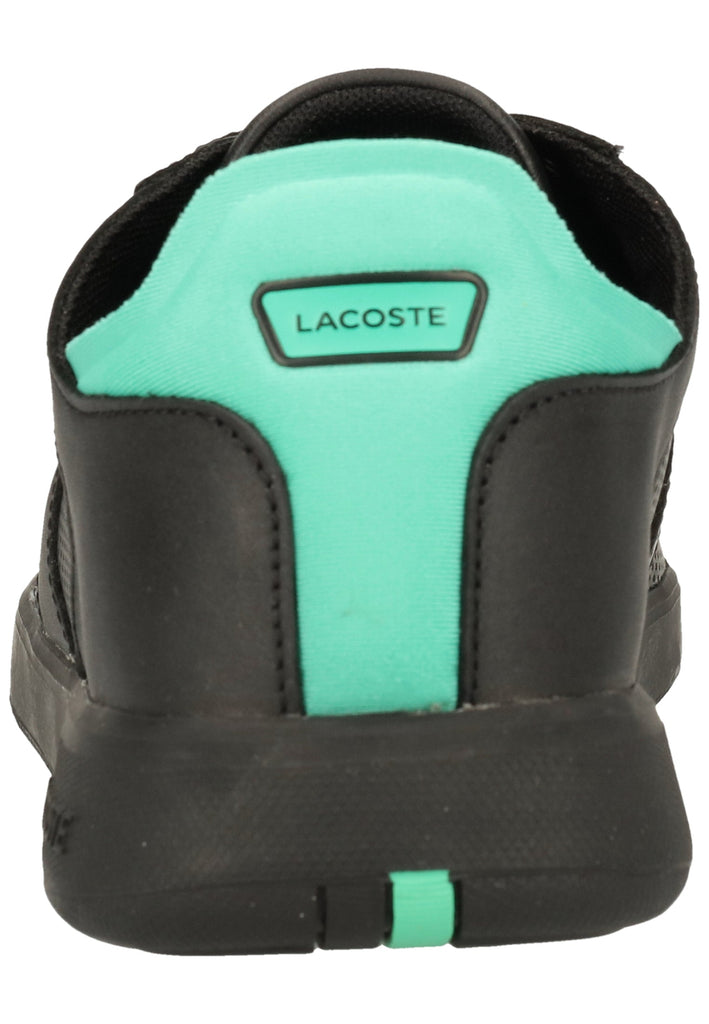 Lacoste Sneaker Leder/Synthetik Schwarz/Grün