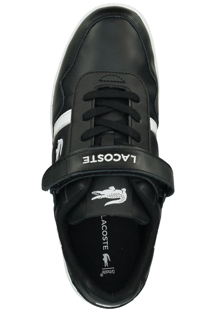 Lacoste Sneaker Leder/Synthetik Schwarz/Weiß