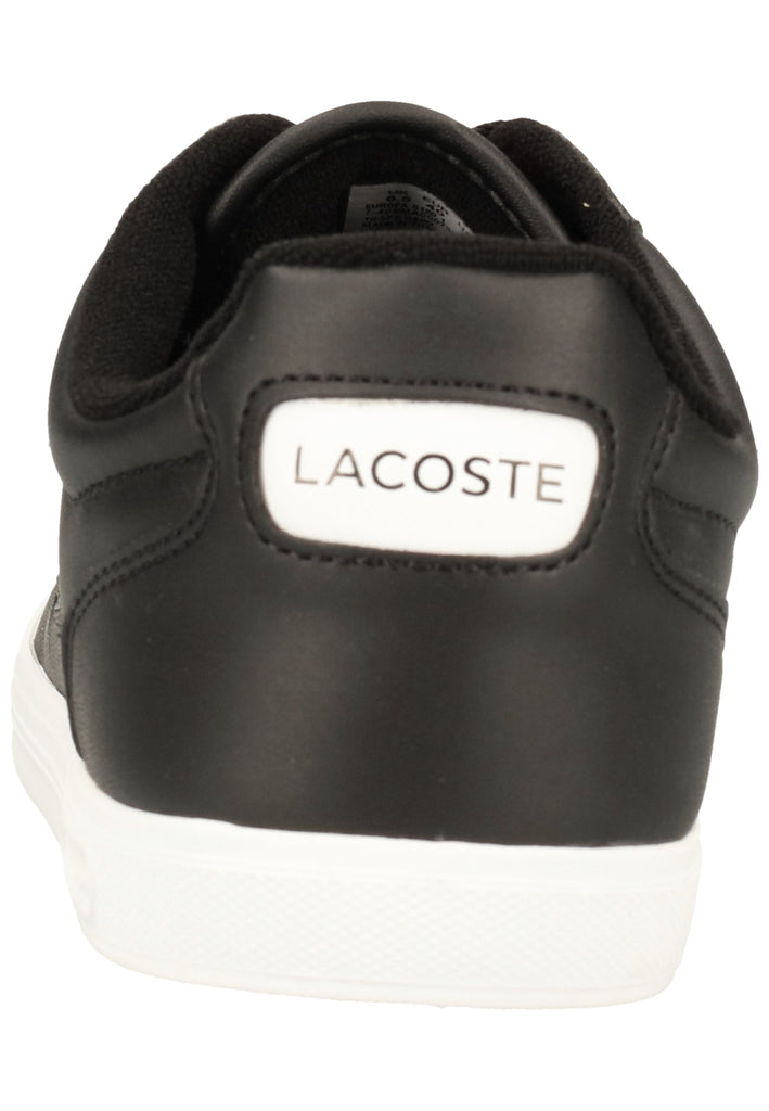 Lacoste Sneaker Leder/Synthetik Schwarz/Weiß