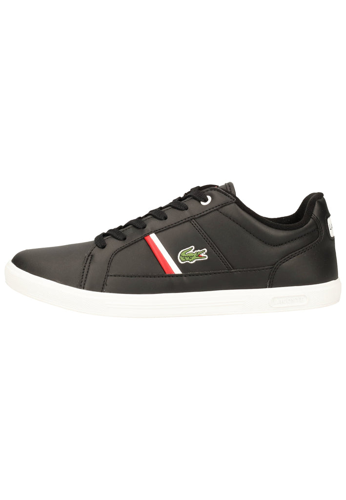 Lacoste Sneaker Leder/Synthetik Schwarz/Weiß