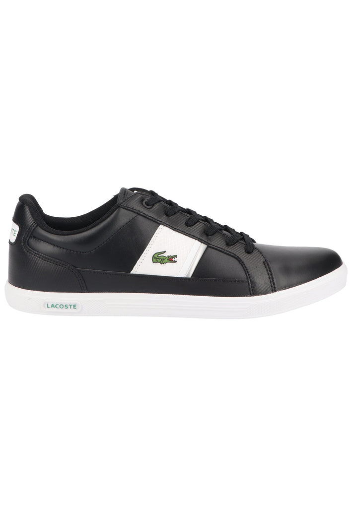 Lacoste Sneaker Leder/Synthetik Schwarz/Weiß