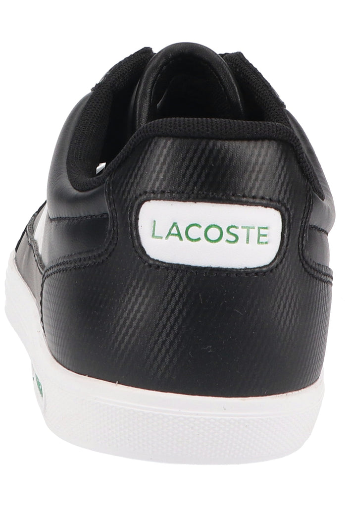 Lacoste Sneaker Leder/Synthetik Schwarz/Weiß