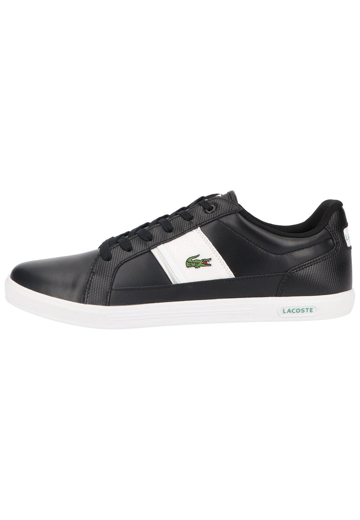 Lacoste Sneaker Leder/Synthetik Schwarz/Weiß