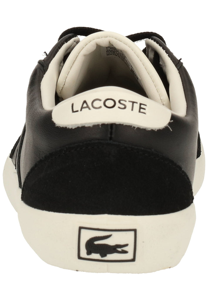 Lacoste Sneaker Leder/Synthetik Schwarz/Weiß