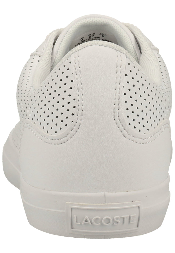 Lacoste Sneaker Leder/Synthetik Weiß/Gold