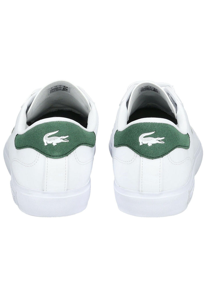 Lacoste Sneaker Leder/Synthetik Weiß/Grün