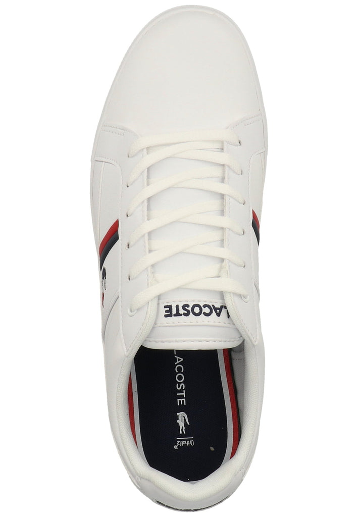 Lacoste Sneaker Leder/Synthetik Weiß/Navy