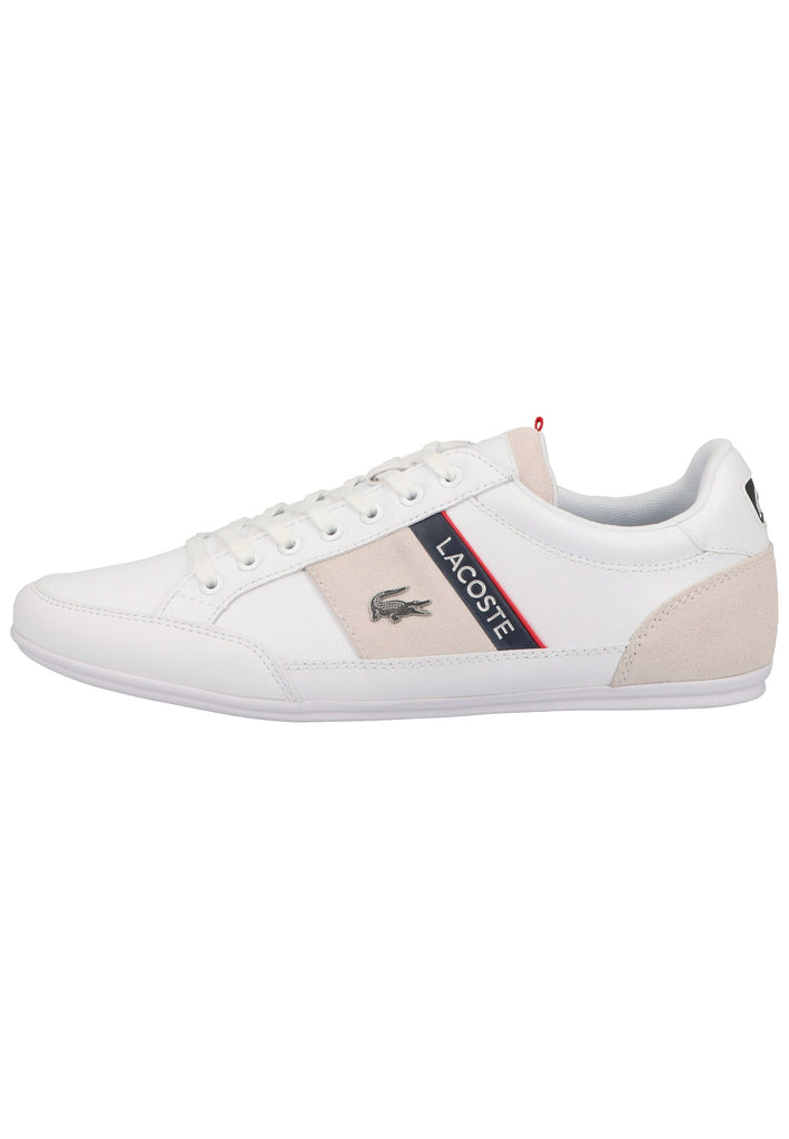 Lacoste Sneaker Leder/Synthetik Weiß/Navy
