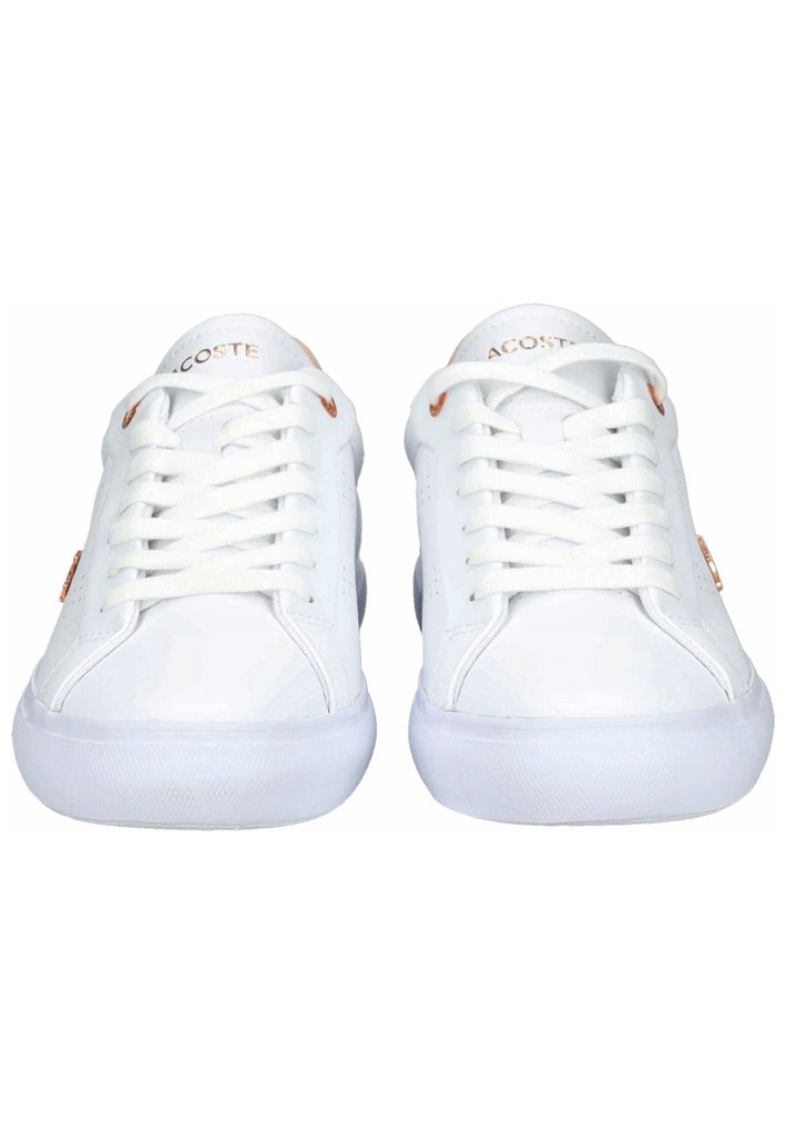 Lacoste Sneaker Leder/Synthetik Weiß/Pink