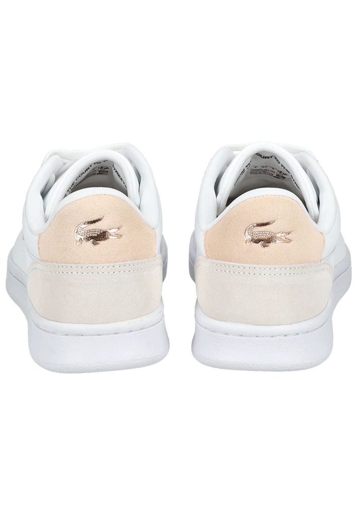Lacoste Sneaker Leder/Synthetik Weiß/Pink