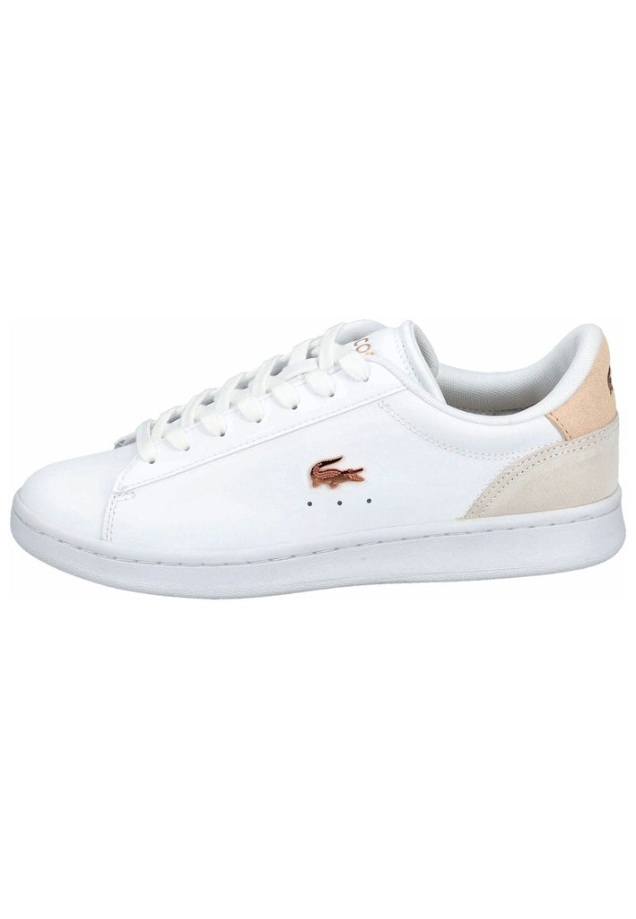 Lacoste Sneaker Leder/Synthetik Weiß/Pink