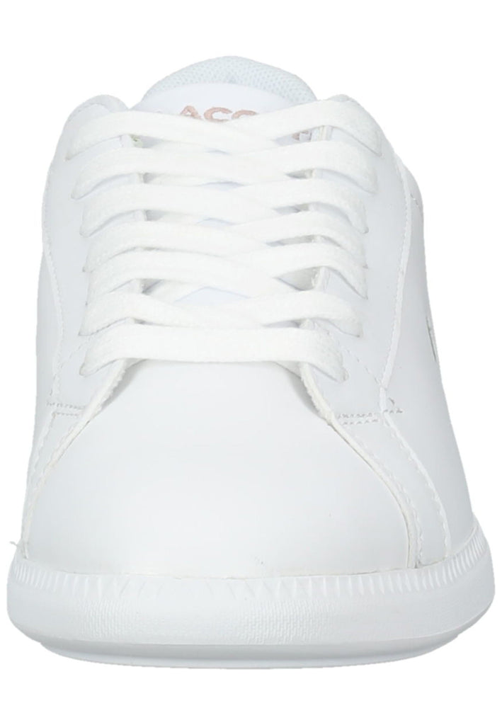 Lacoste Sneaker Leder/Synthetik Weiß/Rosa