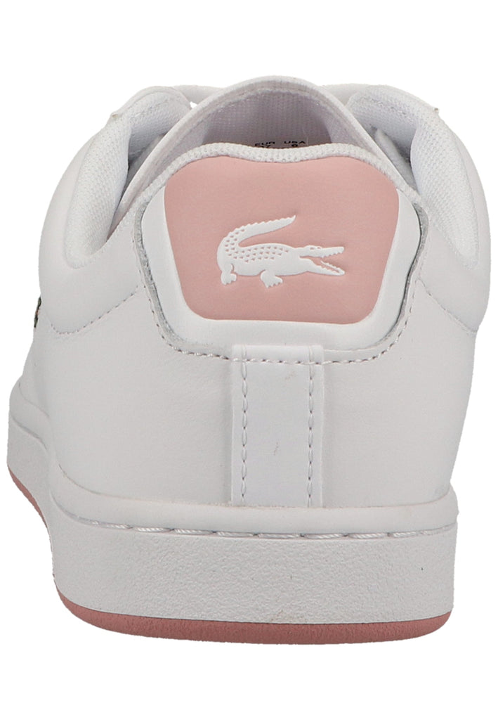 Lacoste Sneaker Leder/Synthetik Weiß/Rosa