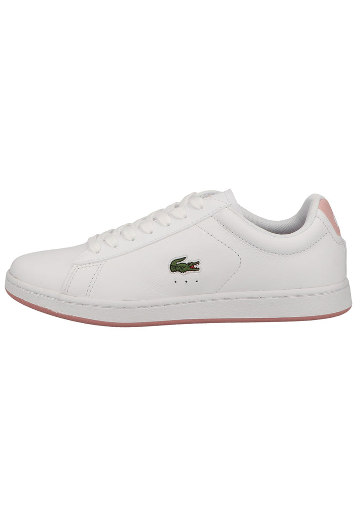 Lacoste Sneaker Leder/Synthetik Weiß/Rosa