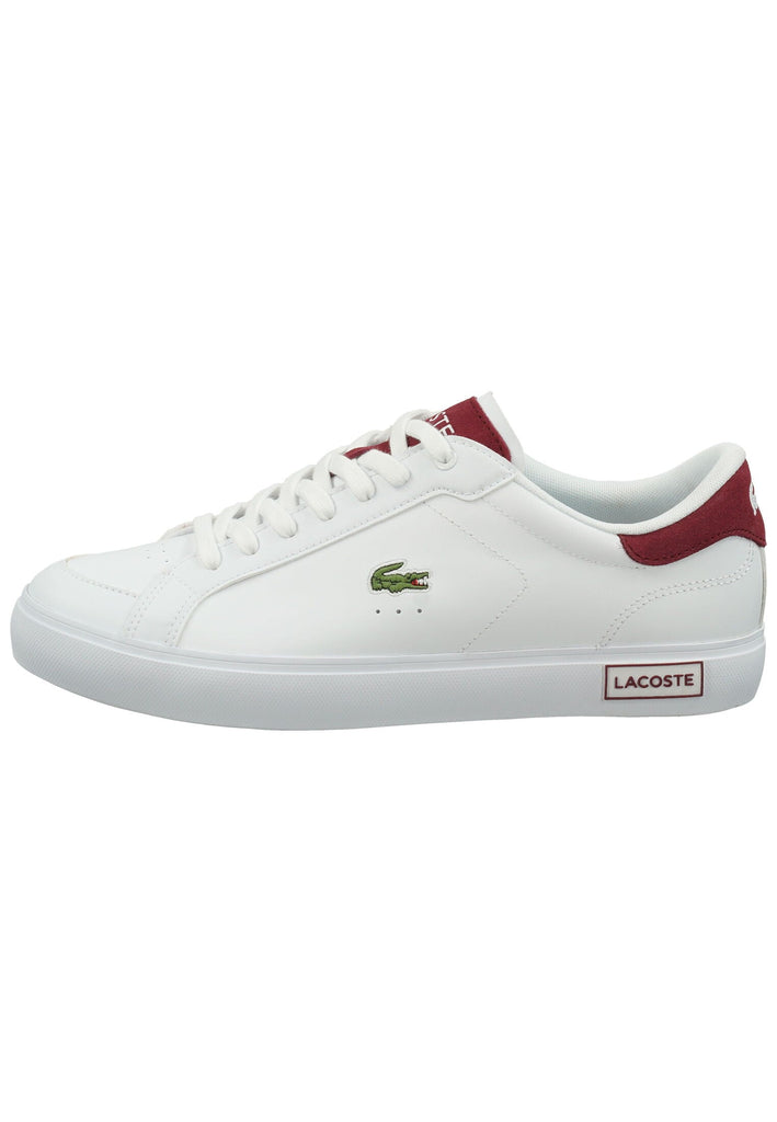 Lacoste Sneaker Leder/Synthetik Weiß/Rot