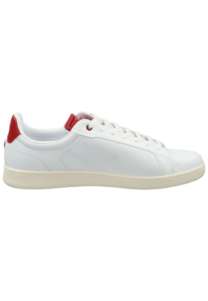 Lacoste Sneaker Leder/Synthetik Weiß/Rot