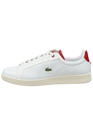 Lacoste Sneaker Leder/Synthetik Weiß/Rot