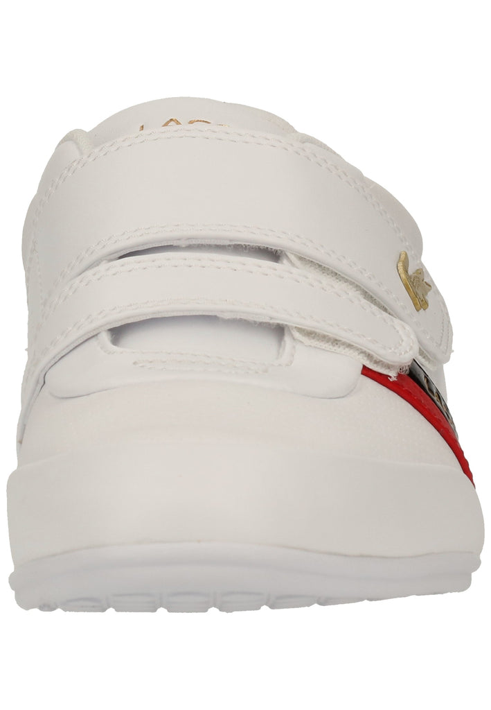 Lacoste Sneaker Leder/Synthetik Weiß/Rot