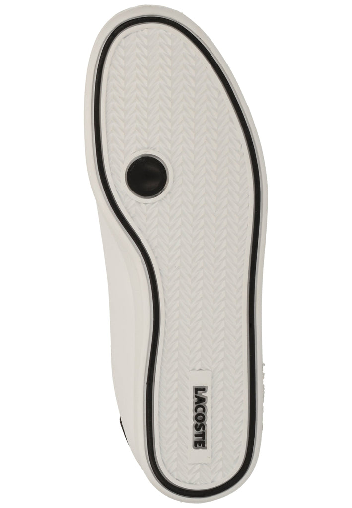 Lacoste Sneaker Leder/Synthetik Weiß/Schwarz