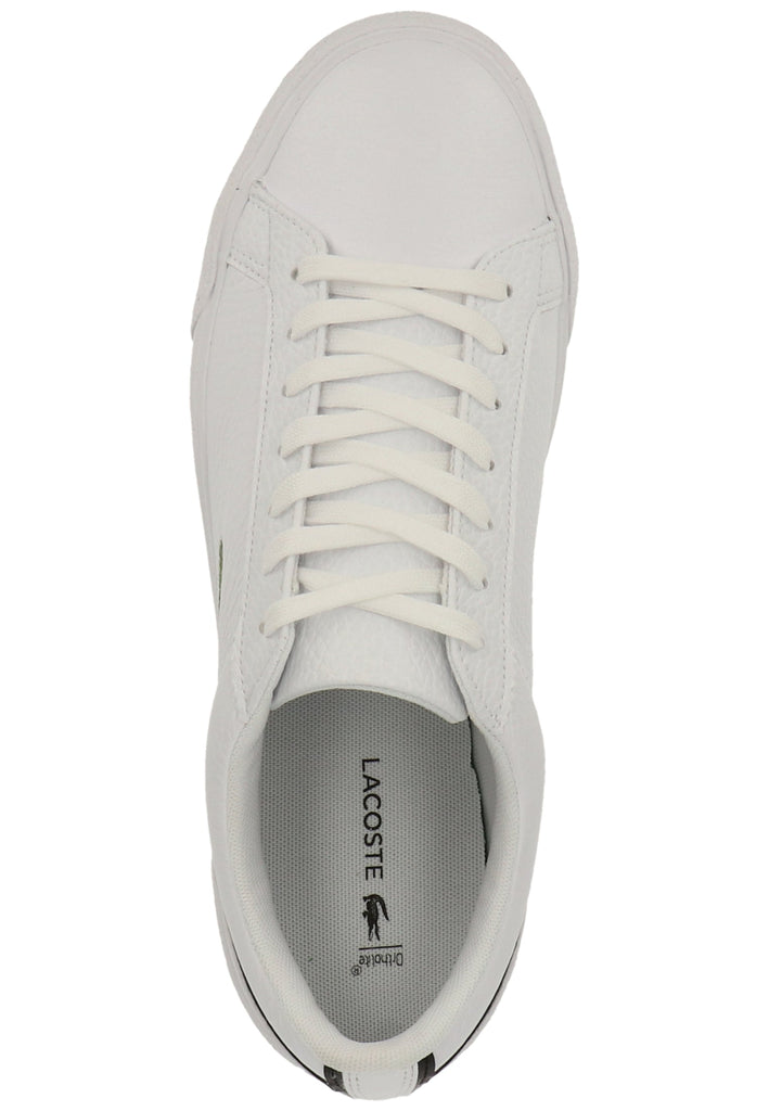 Lacoste Sneaker Leder/Synthetik Weiß/Schwarz