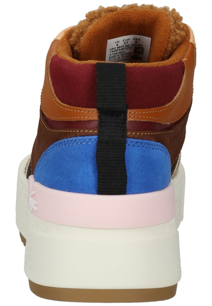 Lacoste Sneaker Leder/Textil Braun/Rosa