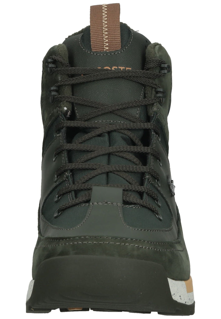 Lacoste Sneaker Leder/Textil Dunkelgrün