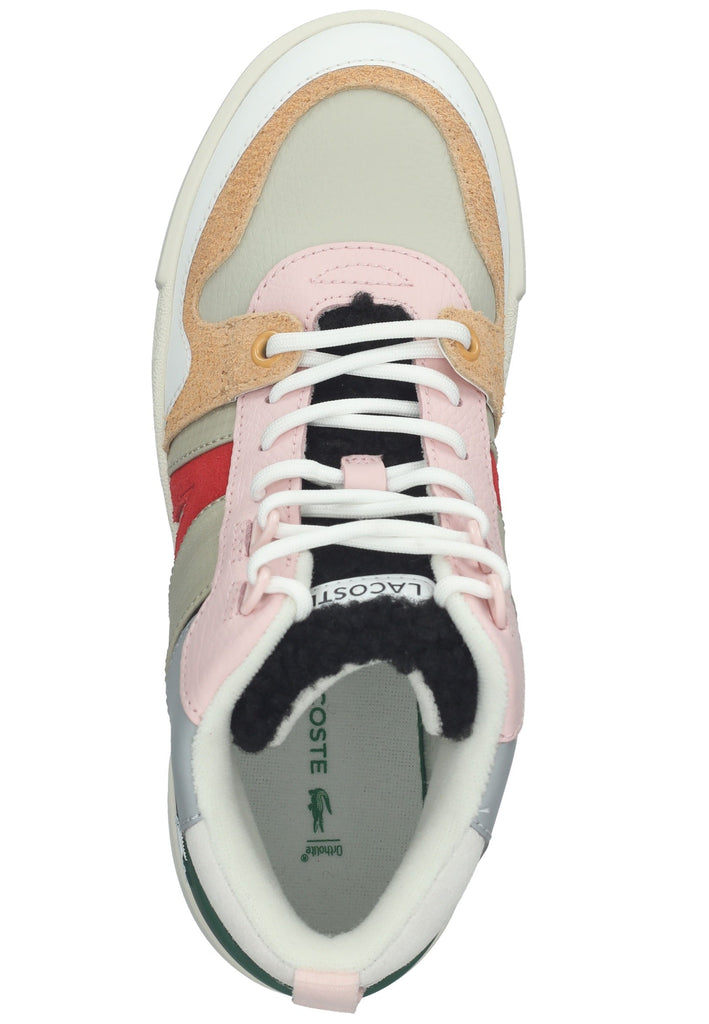 Lacoste Sneaker Leder/Textil Grau/Grün