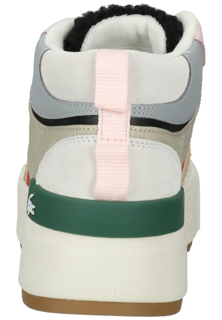 Lacoste Sneaker Leder/Textil Grau/Grün