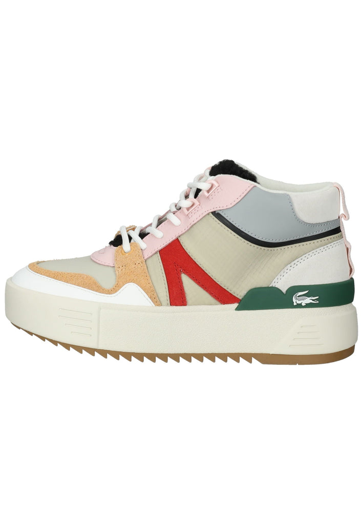 Lacoste Sneaker Leder/Textil Grau/Grün