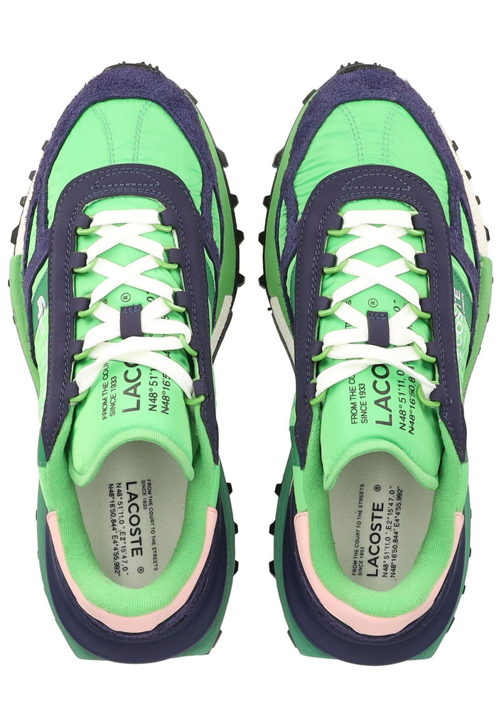 Lacoste Sneaker Leder/Textil Grün/Blau