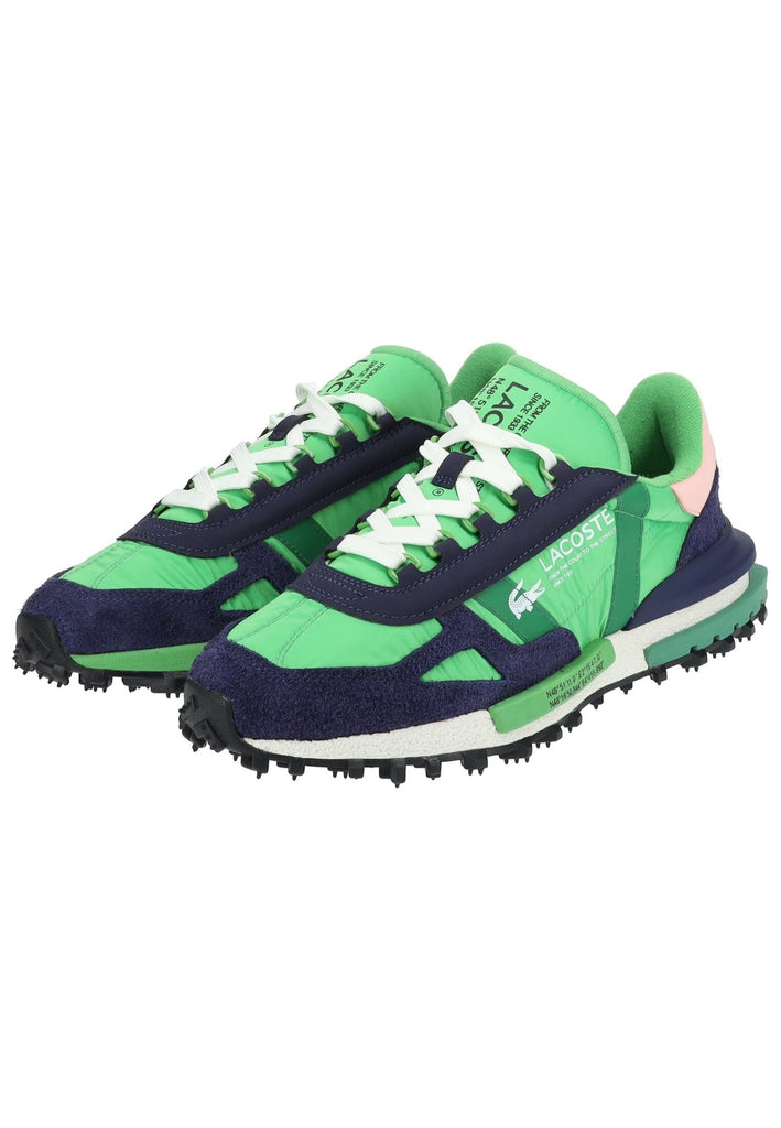 Lacoste Sneaker Leder/Textil Grün/Blau