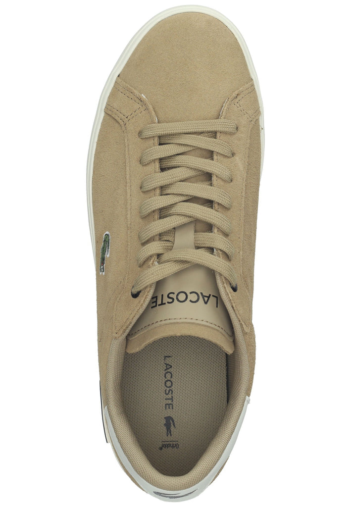 Lacoste Sneaker Leder/Textil Natural