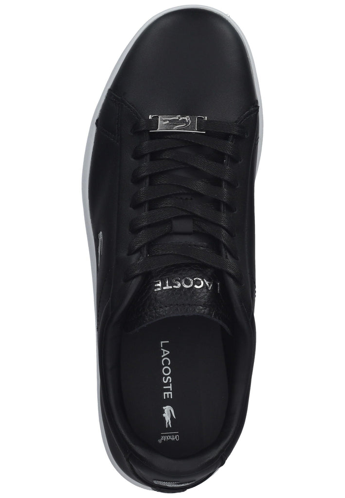 Lacoste Sneaker Leder/Textil Schwarz