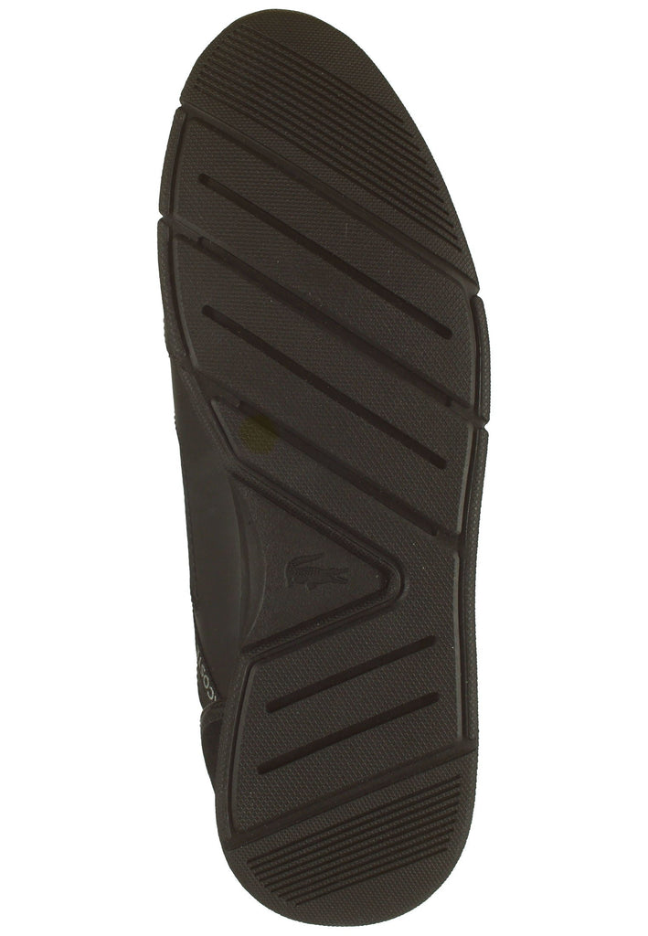 Lacoste Sneaker Leder/Textil Schwarz