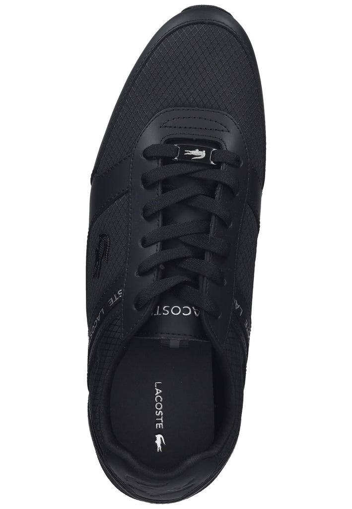 Lacoste Sneaker Leder/Textil Schwarz