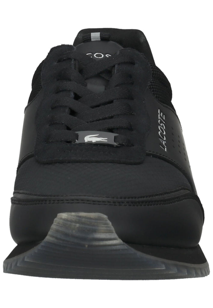 Lacoste Sneaker Leder/Textil Schwarz