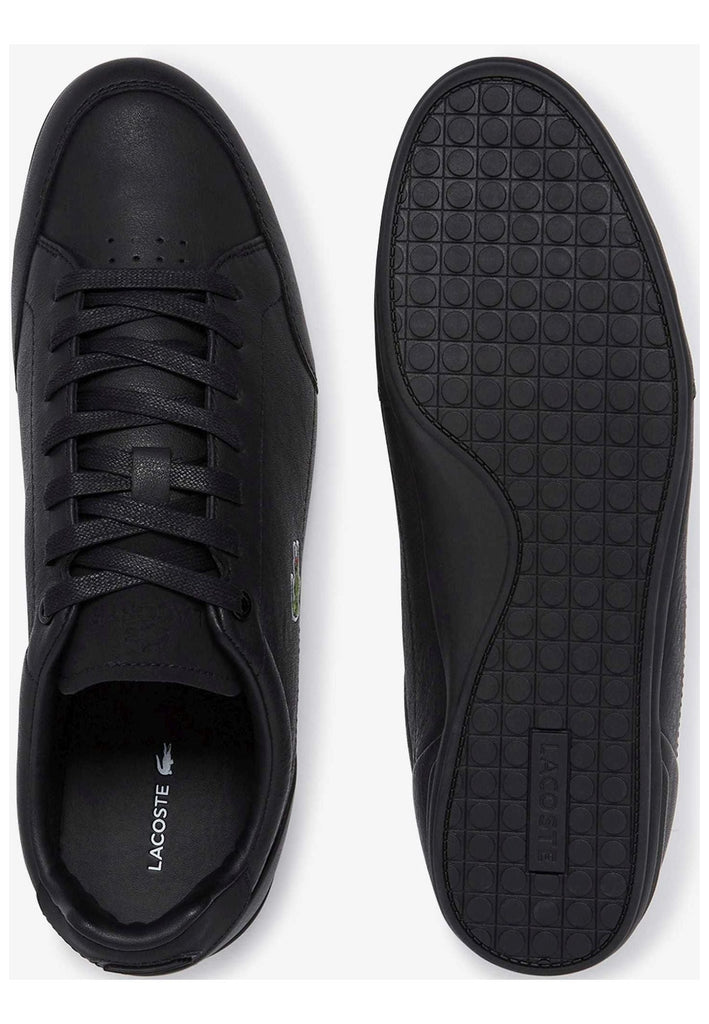 Lacoste Sneaker Leder/Textil Schwarz