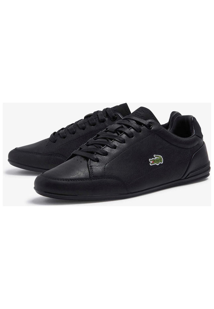 Lacoste Sneaker Leder/Textil Schwarz