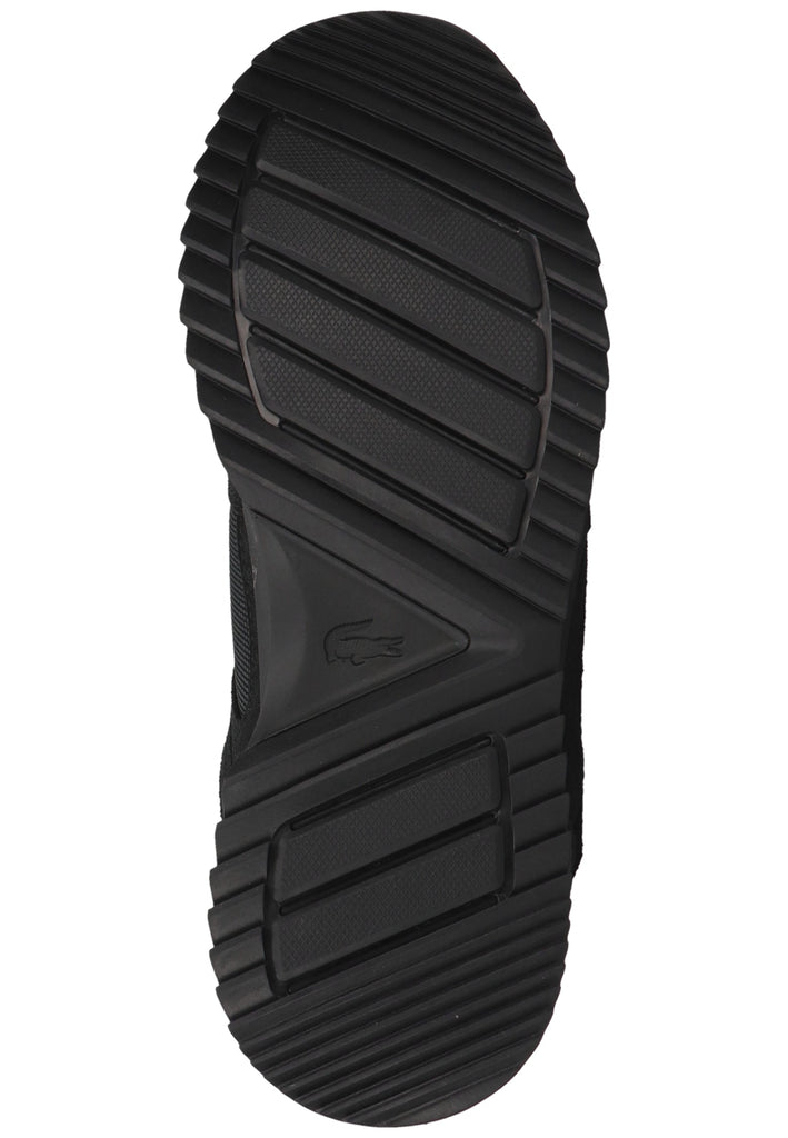 Lacoste Sneaker Leder/Textil Schwarz