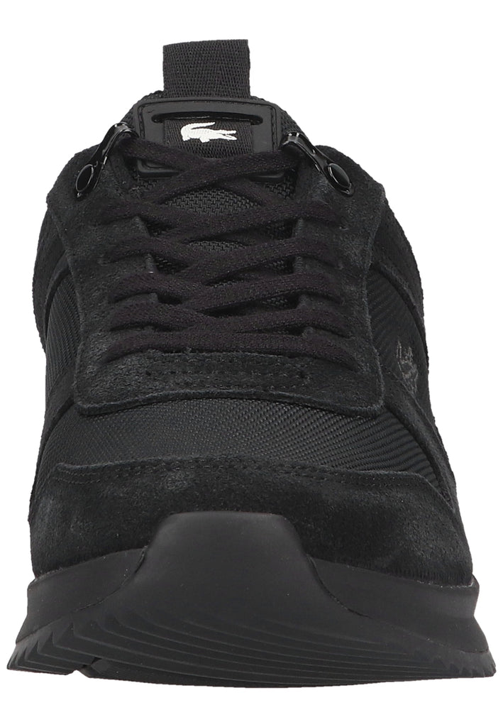 Lacoste Sneaker Leder/Textil Schwarz