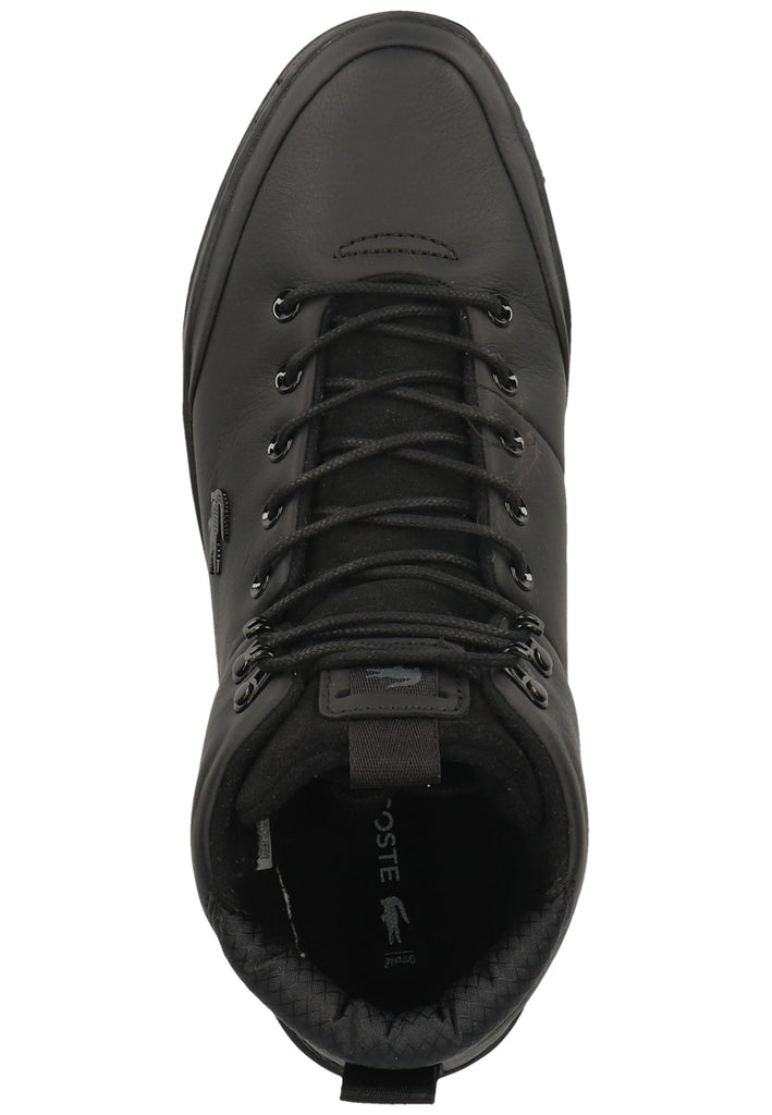 Lacoste Sneaker Leder/Textil Schwarz