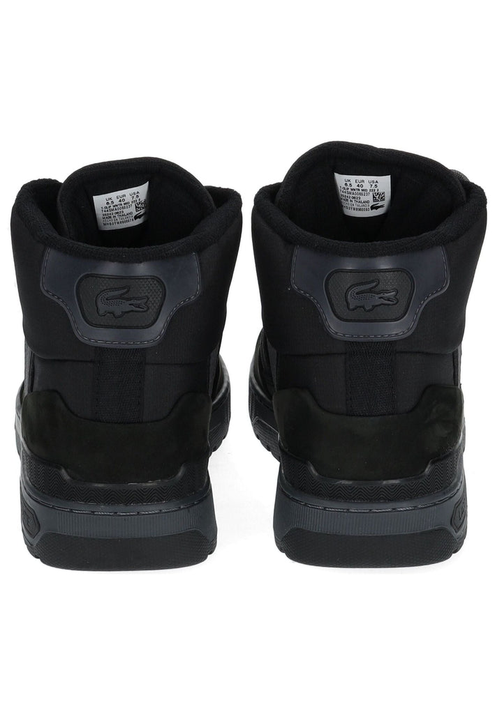 Lacoste Sneaker Leder/Textil Schwarz/Grau