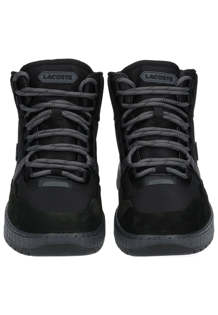 Lacoste Sneaker Leder/Textil Schwarz/Grau