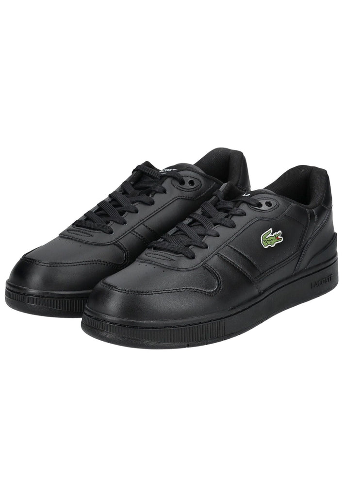 Lacoste Sneaker Leder/Textil Schwarz/Schwarz