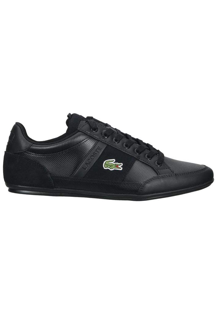 Lacoste Sneaker Leder/Textil Schwarz/Schwarz